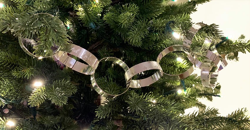 Bilde av Blankpolert slv julelenke