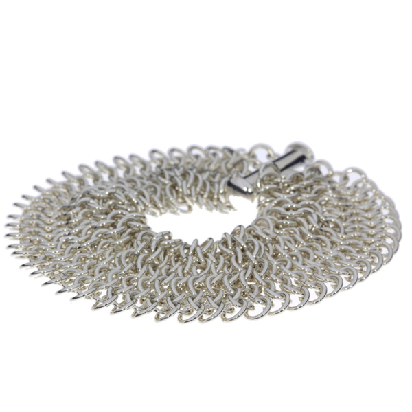 Bilde av Flat brynje armbnd - bredt